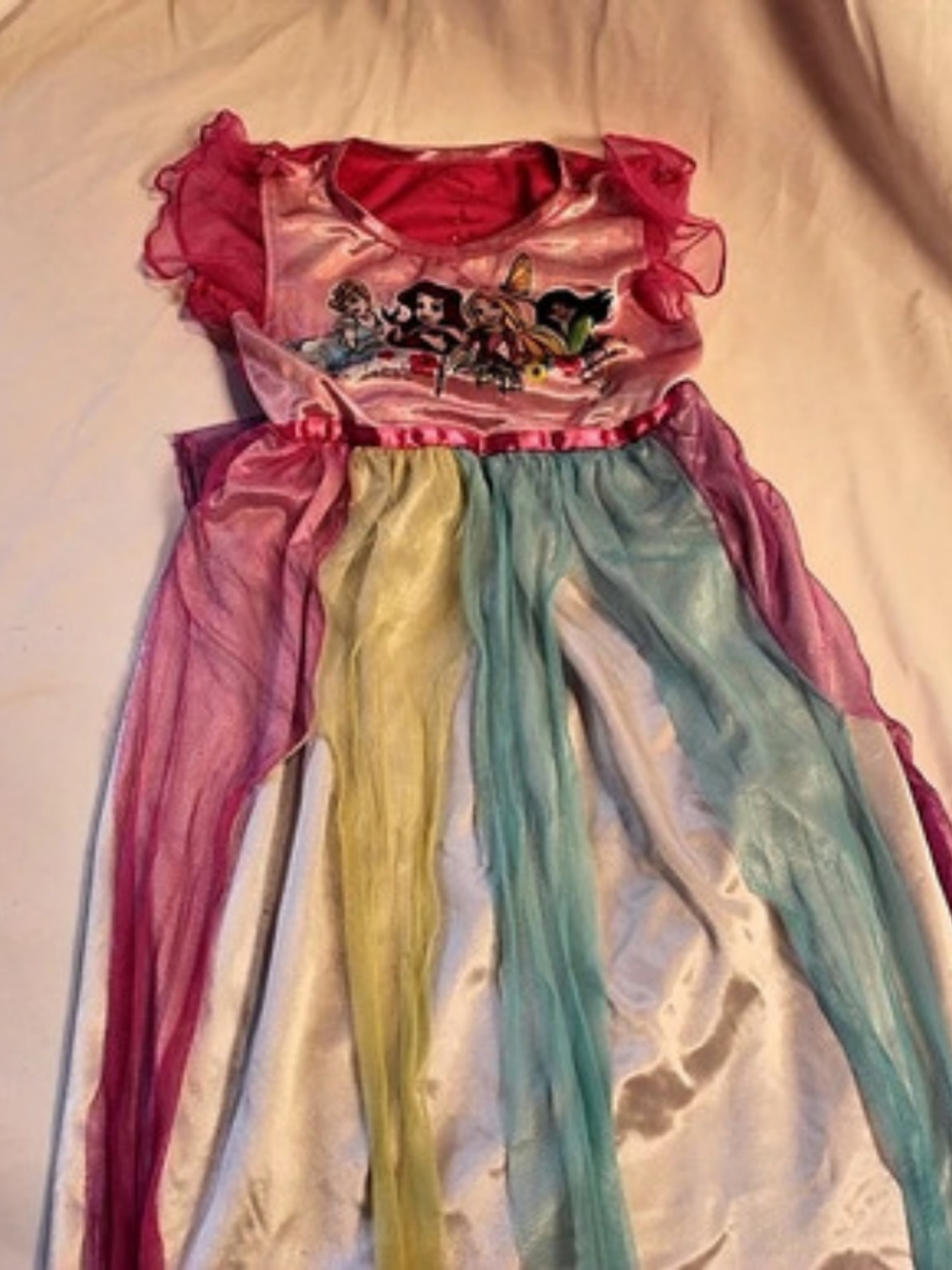 Disney Princess Dress for Girls Size 6 Pink & Multicolor